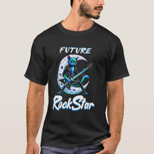 Zukünftiger Rockstar-Kater, Gitarren-Band Mädchen T-Shirt