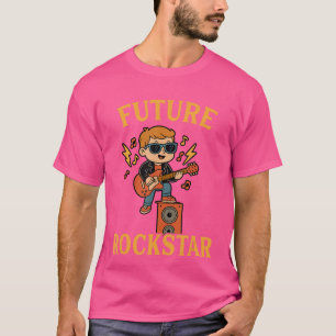 Zukünftiger Rockstar Musik Kind Vintage Gitarre Ro T-Shirt