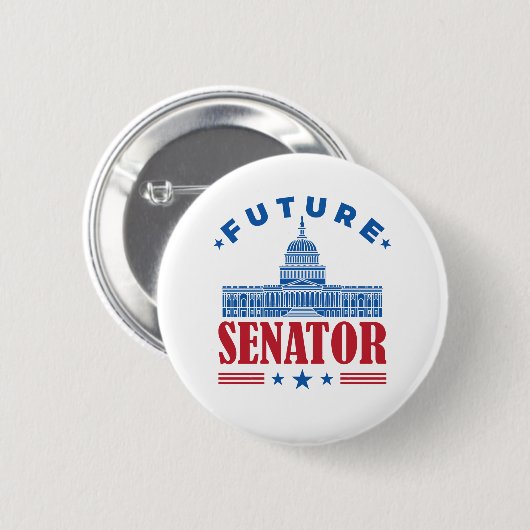 Zukünftiger Senator Button (Vorne & Hinten)