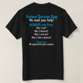 Zukünftiger Service-Dog T-Shirt (Design Rückseite)