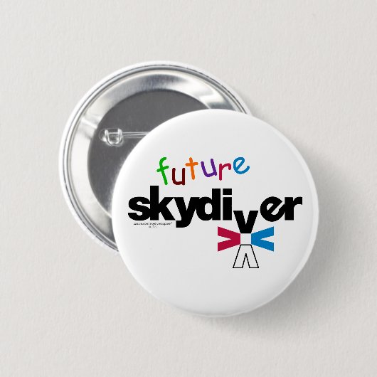 Zukünftiger Skydiver Button (Vorne & Hinten)