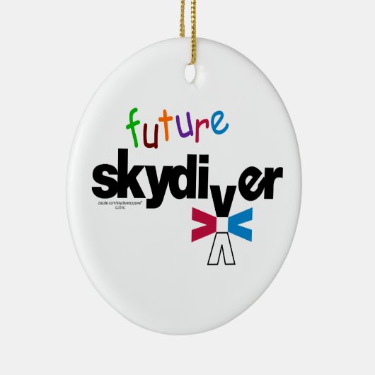Zukünftiger Skydiver Keramikornament (Rechts)