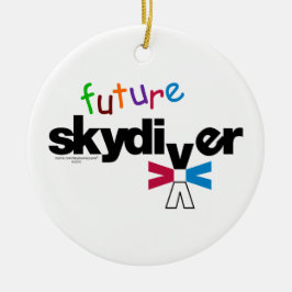 Zukünftiger Skydiver Keramikornament