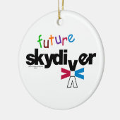 Zukünftiger Skydiver Keramikornament (Links)