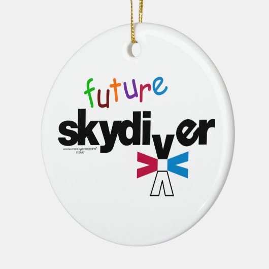 Zukünftiger Skydiver Keramikornament (Links)