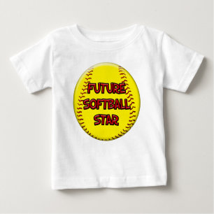 Zukünftiger Softball-Stern Baby T-shirt