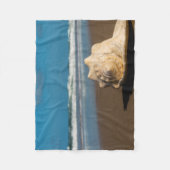 Zukünftiger Strand Fleecedecke (Vorderseite)