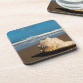 Zukünftiger Strand Getränkeuntersetzer (Linke Seite)