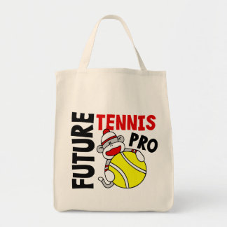 Zukünftiger Tennis-Prosocken-Affe Tragetasche