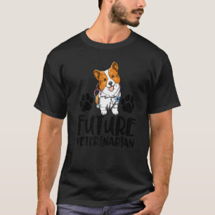 Zukünftiger Tierarzt Corgi  Frauen lieben Hundearz T-Shirt