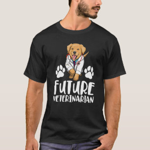 Zukünftiger Tierarzt Labrador Frauen lieben Hunded T-Shirt