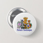 Zukünftiger Tierpfleger Button (Vorne & Hinten)
