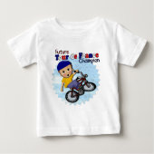 Zukünftiger Tour de France-Meister Baby T-shirt (Vorderseite)