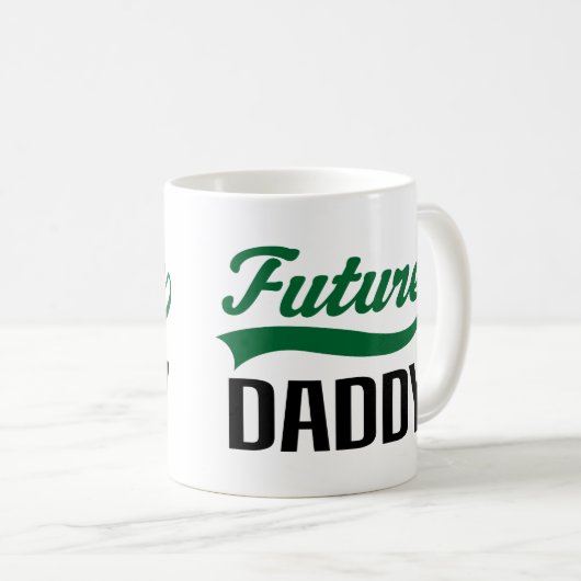 Zukünftiger Vati Kaffeetasse (VorderseiteRechts)