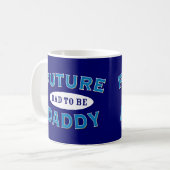Zukünftiger Vati - Vater zum zu sein Kaffeetasse (Vorderseite Links)