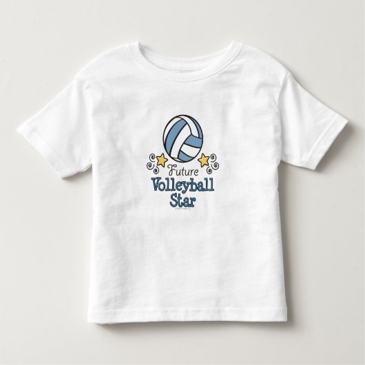 Zukünftiger Volleyball-Stern-Kleinkind-Wecker-T - Kleinkind T-shirt (Vorderseite)