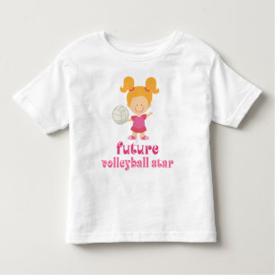 Zukünftiger Volleyball-Stern (Mädchen) Kleinkind T-shirt