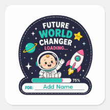 🚀 Zukünftiger Weltveränderer Baby Shower Name 🚀