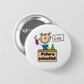 Zukünftiger Wissenschaftler Button (Vorne & Hinten)