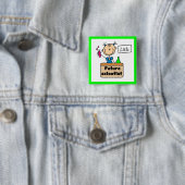 Zukünftiger Wissenschaftler Button (Beispiel)