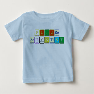 Zukünftiger Wissenschaftler-Spielanzug Baby T-shirt