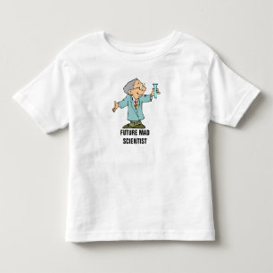 Zukünftiger wütender lustiger Chemiker-Cartoon d Kleinkind T-shirt