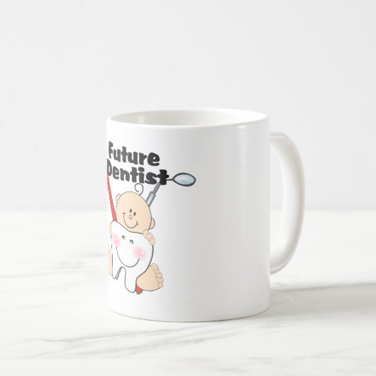Zukünftiger Zahnarzt Kaffeetasse (VorderseiteRechts)