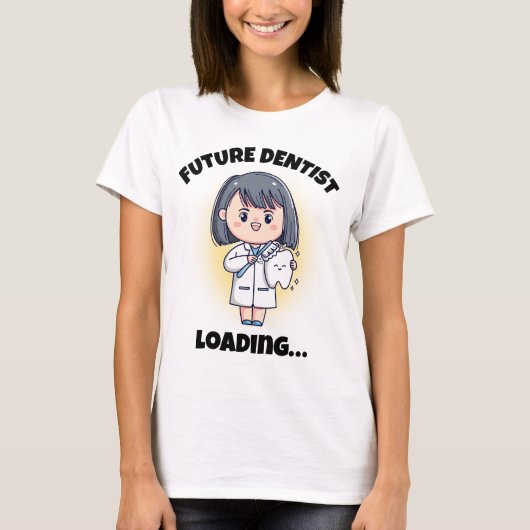 ZUKÜNFTIGER ZAHNARZT T-Shirt (Vorderseite)
