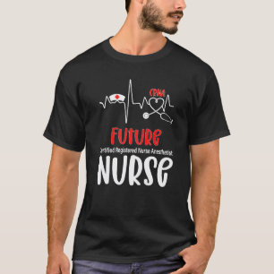 Zukünftiger zertifizierter eingetragener Anästhesi T-Shirt