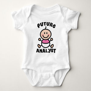 Zukünftiges Analytiker-Baby-Geschenk Baby Strampler