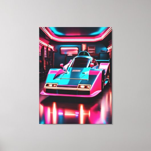 zukünftiges Auto Leinwanddruck (Vorderseite)