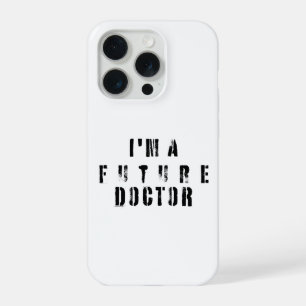 Zukünftiges Doktor Grunge Typografie Design iPhone 15 Pro Hülle