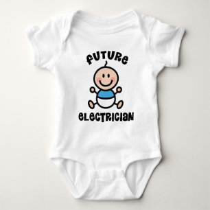 Zukünftiges Elektriker-Baby-Geschenk Baby Strampler