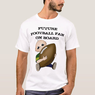 Zukünftiges Fußballfan an Bord T-Shirt