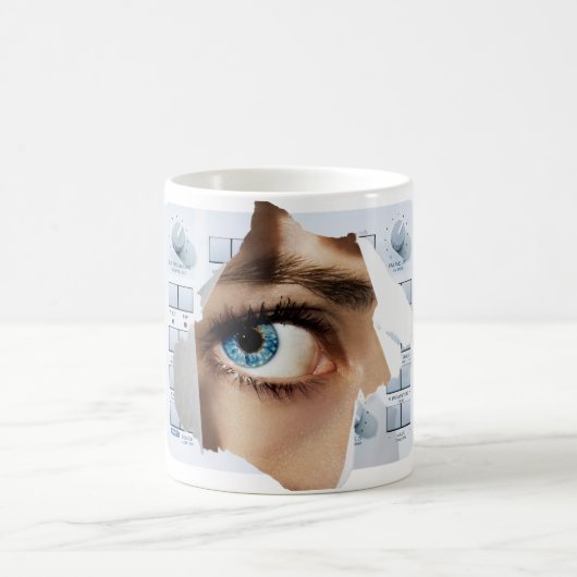 Zukünftiges Haus-Auge Kaffeetasse (Mittel)
