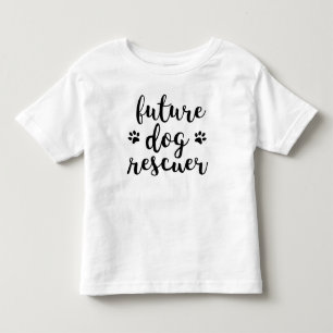 Zukünftiges Hunderetter-Kleinkind-T-Shirt Kleinkind T-shirt