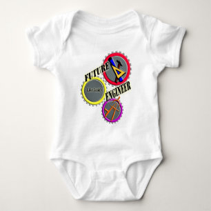 Zukünftiges Ingenieur-Windel-Shirt Baby Strampler