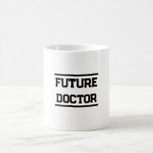 Zukünftiges Medizin Titel Minimal Text Design Kaffeetasse (Mittel)