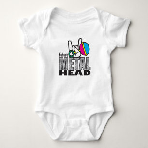 Zukünftiges metalhead baby strampler