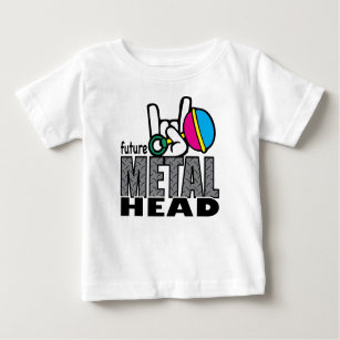 Zukünftiges Metallkopf ~ Grafik-T-Shirt Baby T-shirt
