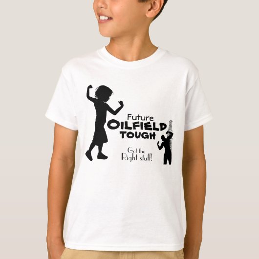 Zukünftiges Ölfeld stark T-Shirt (Vorderseite)