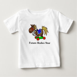 Zukünftiges Rodeo-Star Spielzeugpferd Baby-Shirt Baby T-shirt