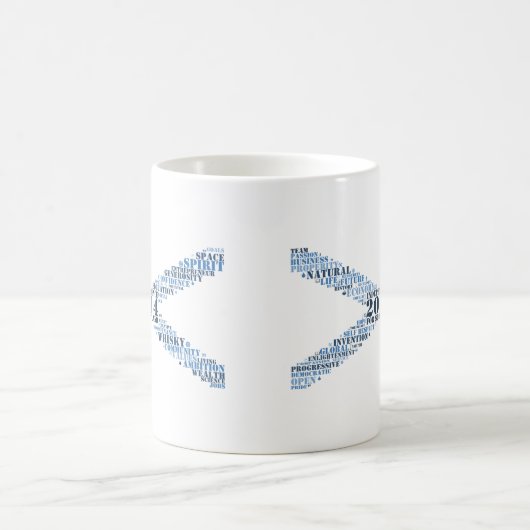 Zukünftiges Saltire Kaffeetasse (Mittel)