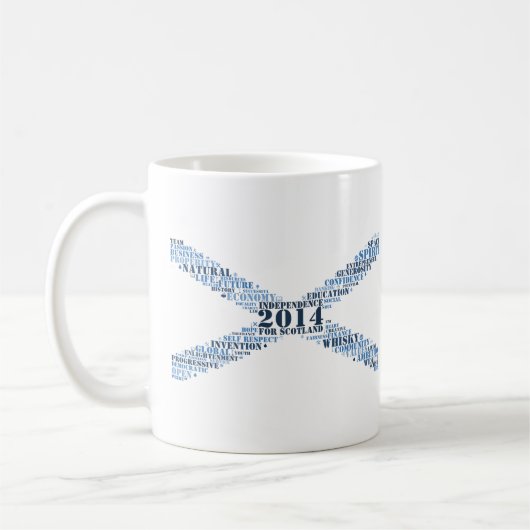 Zukünftiges Saltire Kaffeetasse (Links)