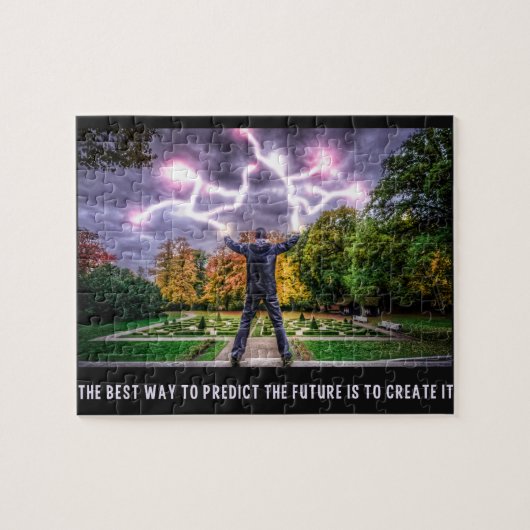 ZUKÜNFTIGES Zitatpuzzlespiel Puzzle (Horizontal)