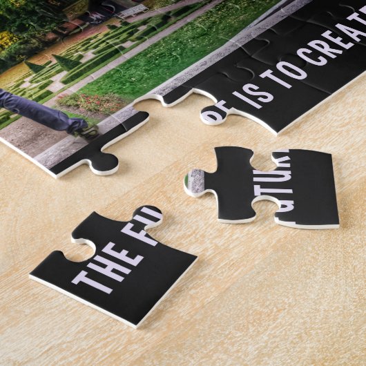 ZUKÜNFTIGES Zitatpuzzlespiel Puzzle (Seite)