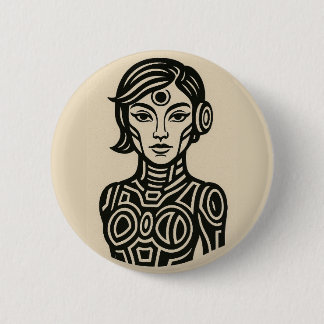 Zukunfts-Sigillen-Pin Button