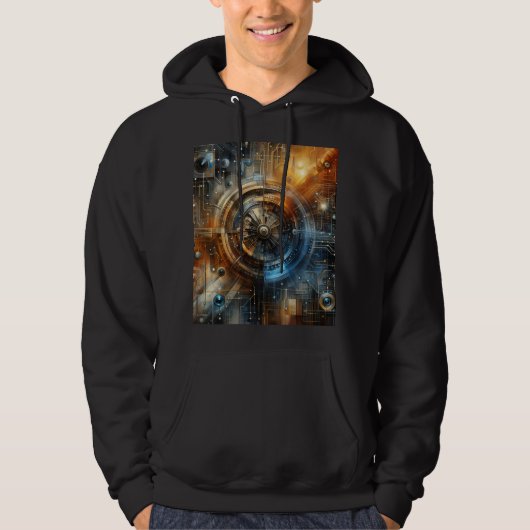 Zukunfts-Sweatshirt Hoodie (Vorderseite)