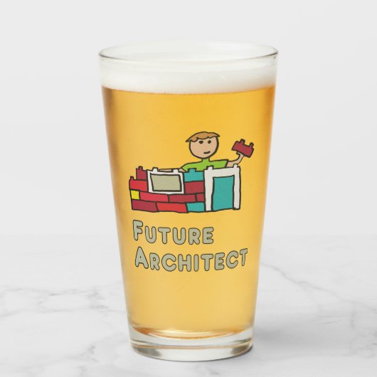 Zukunftsarchitektin Glas (Vorne (Gefüllt))