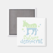 Zukunftsdemokratin Magnet (Vorderseite/Rückseite)